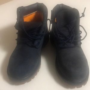 Dark Navy Timberland Boots